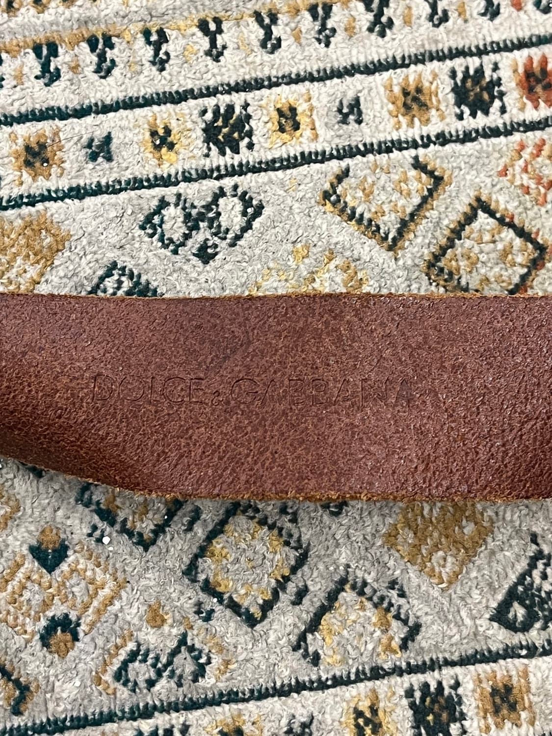 돌체앤가바나 레더 벨트 브라운 #csz3014 상품이미지3