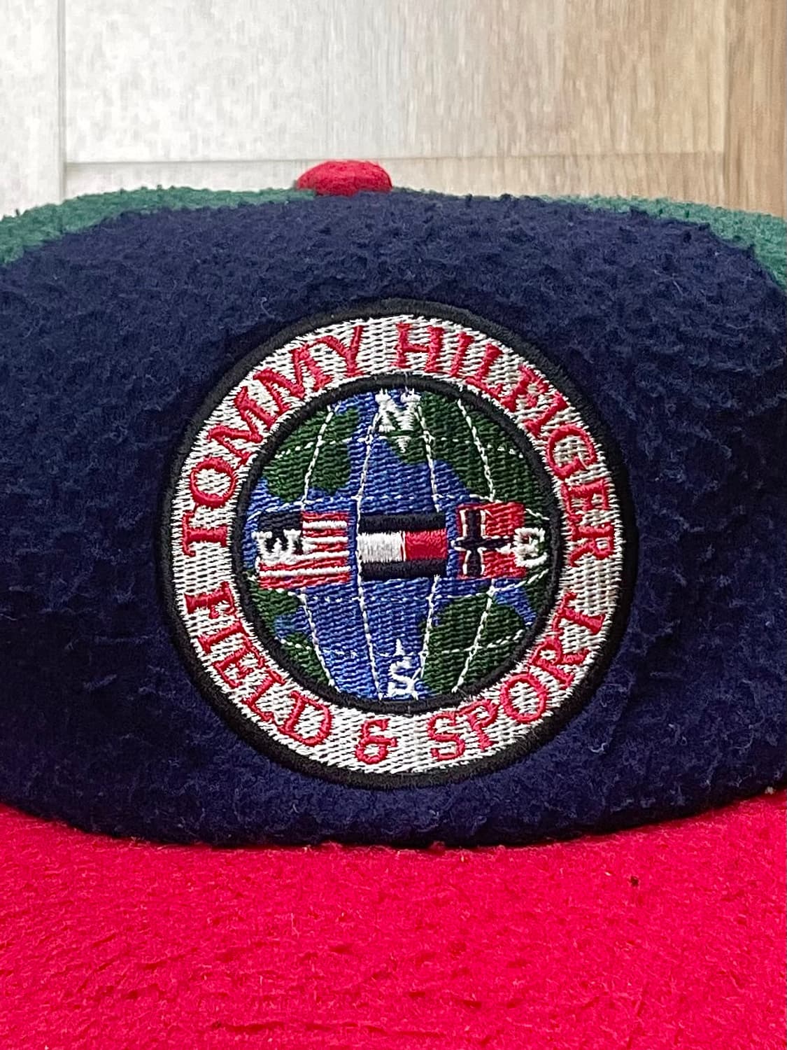 국내 유일 90s Made USA 타미힐피거 올드스쿨 후리스 플리스 모자 상품이미지2