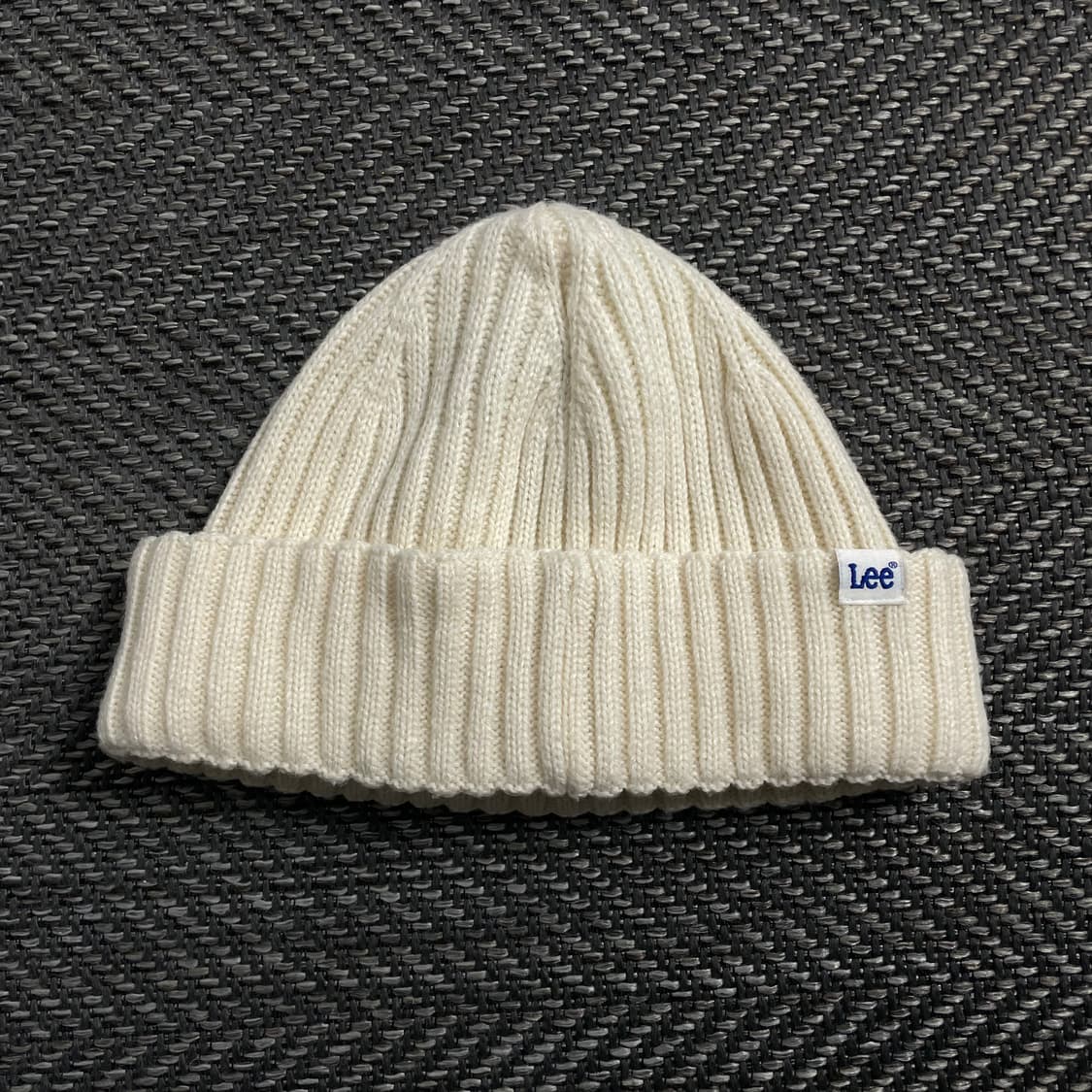Lee 자수 로고 크림 니트 비니y 4182 상품이미지3