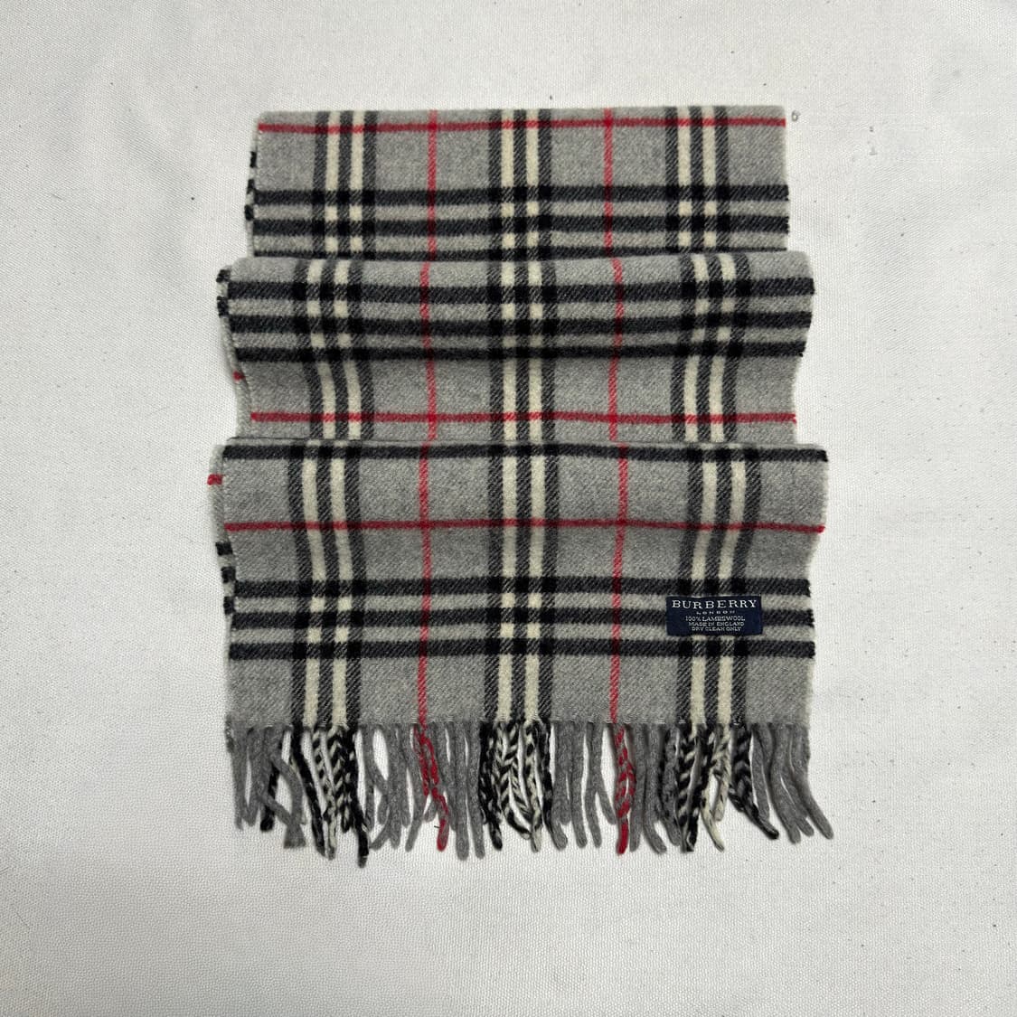 버버리 그레이 노바체크 램스울 머플러 상품이미지2