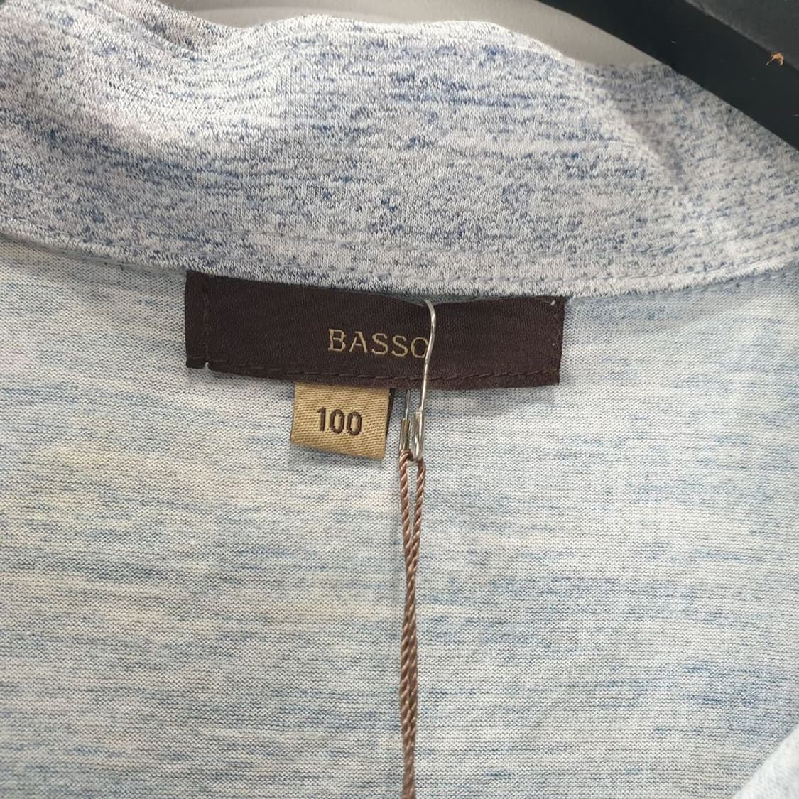바쏘 라이트 블루 남자 카라티 100 새상품 N4360 상품이미지7