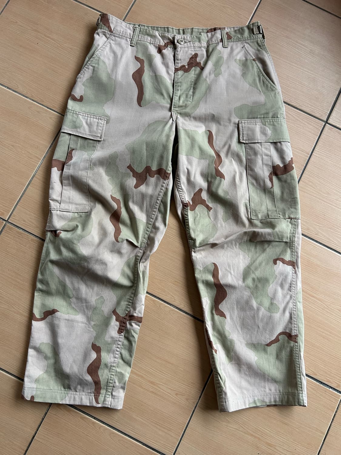 미군 데저트 사막삼색 BDU팬츠 M 상품이미지1