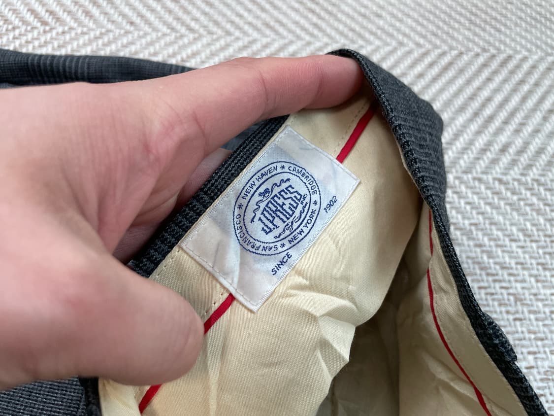 제이프레스 그레이 울 슬렉스  J03814 상품이미지4