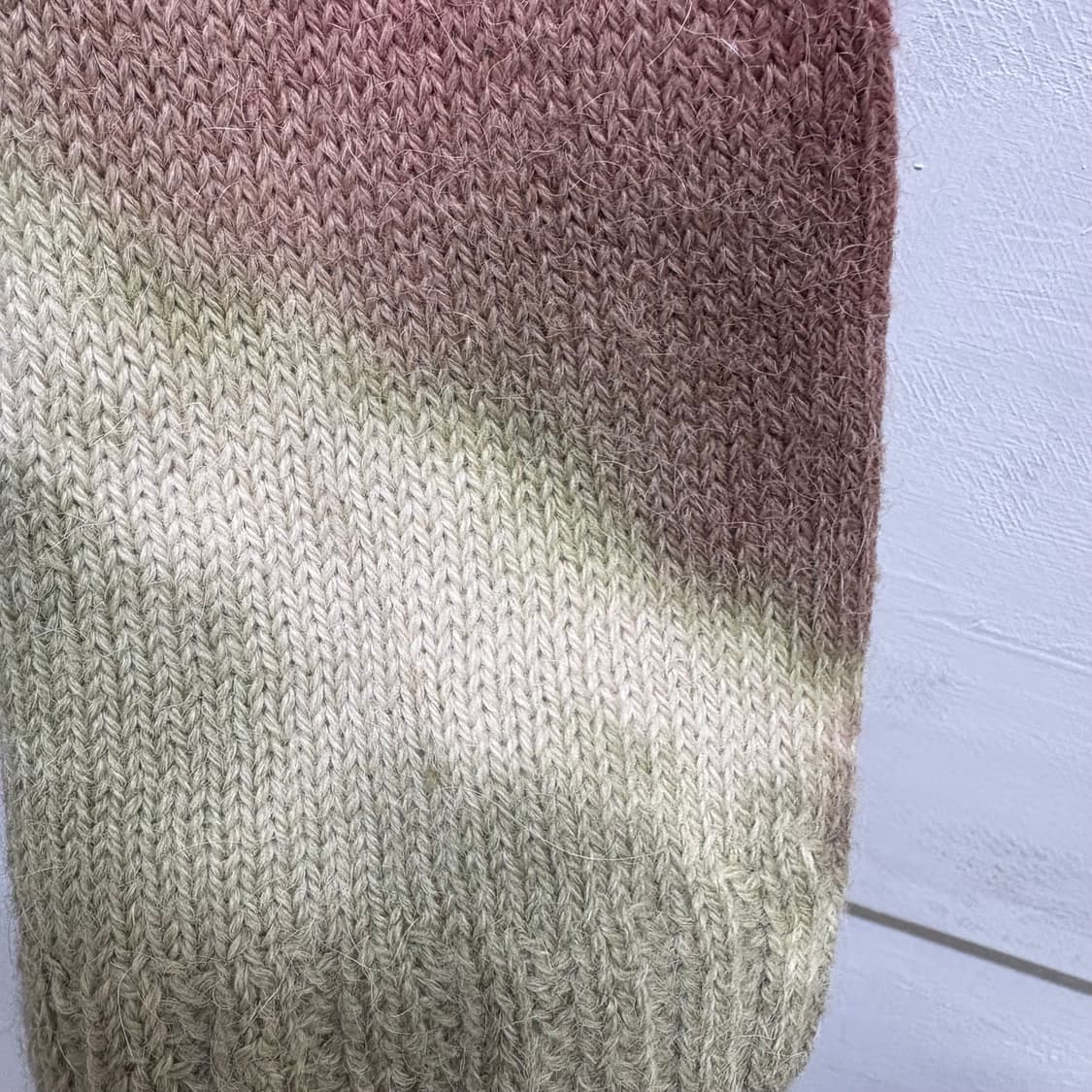 80's Tela  Alpaca 타이다이 핸드메이드 그런지 니트  상품이미지8