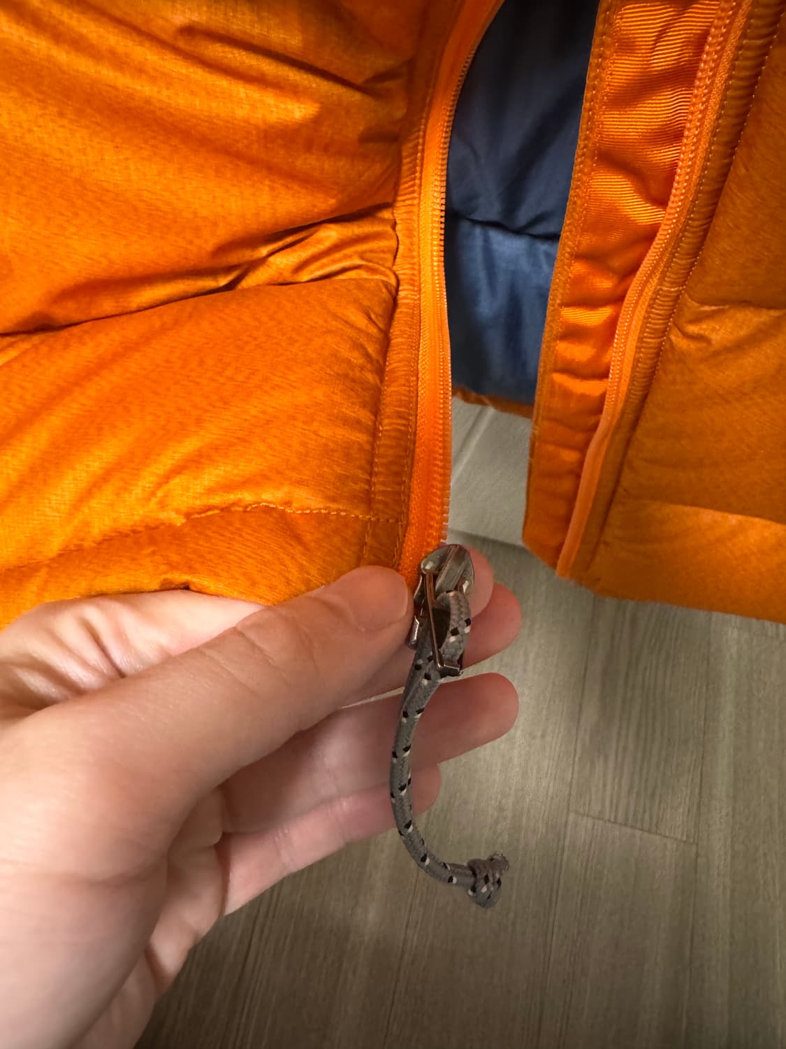 파타고니아 구스 베스트 오렌지 M 상품이미지4