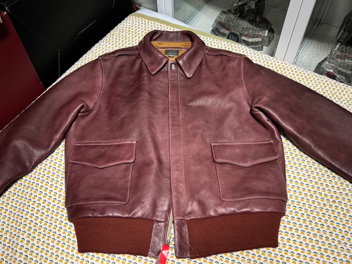 리얼시몬스 버건디 A2자켓 42size 상품이미지2