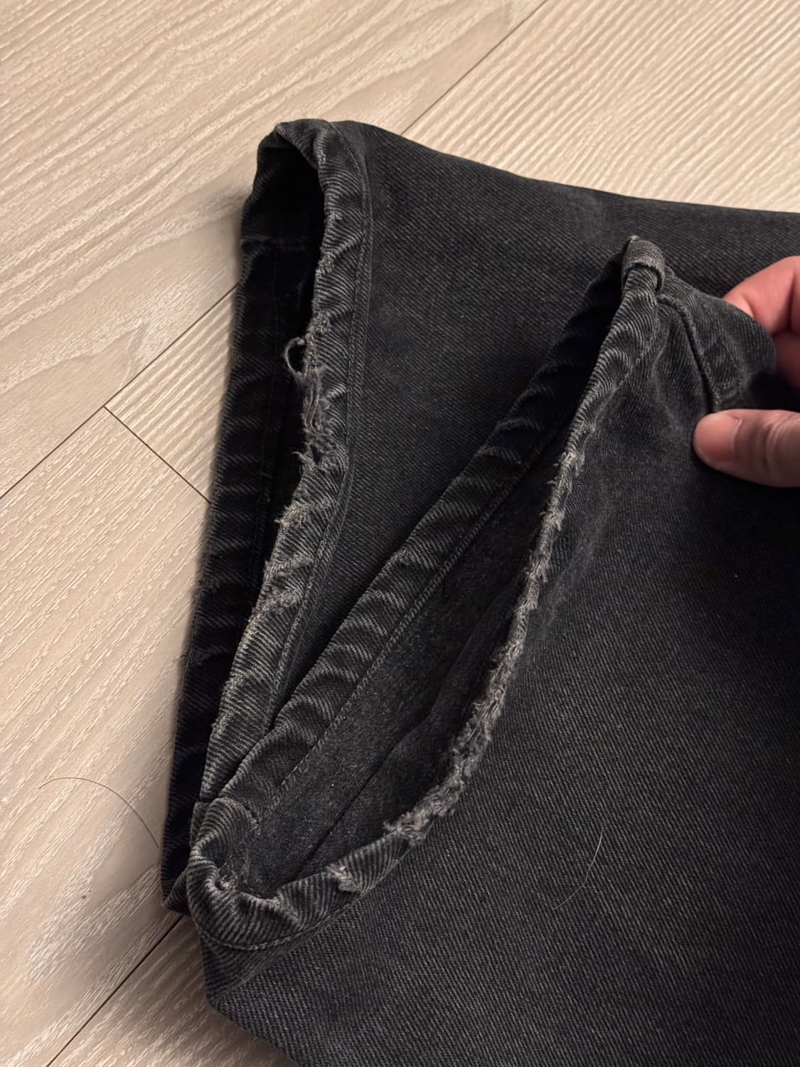 90s 리바이스 517 블랙/흑청 USA 35x34 상품이미지6