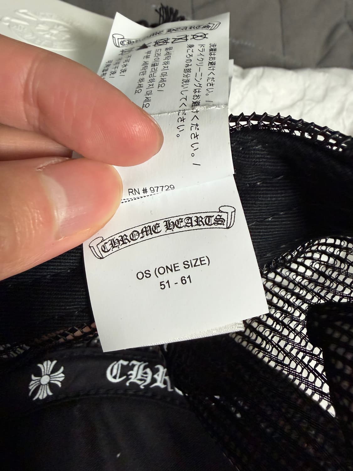 [OS] 크롬하츠 트리플 크로스 블랙 볼캡 새상품 상품이미지8