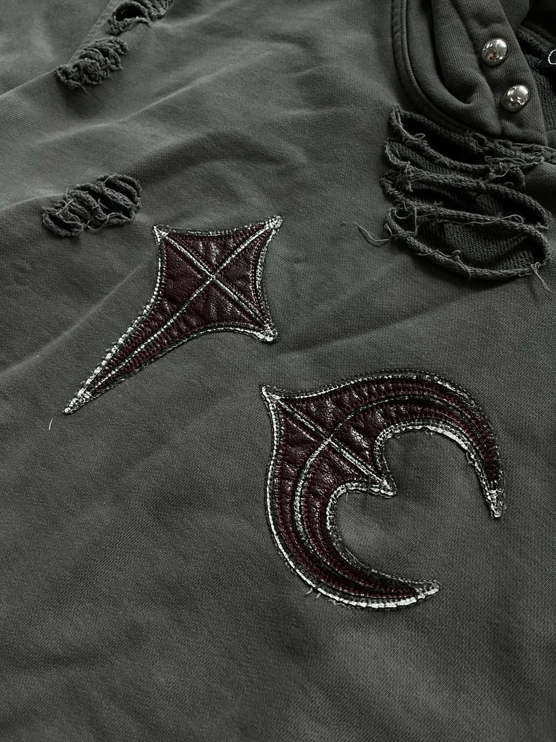 Thug Club Rock Hoodie Gray 상품이미지4