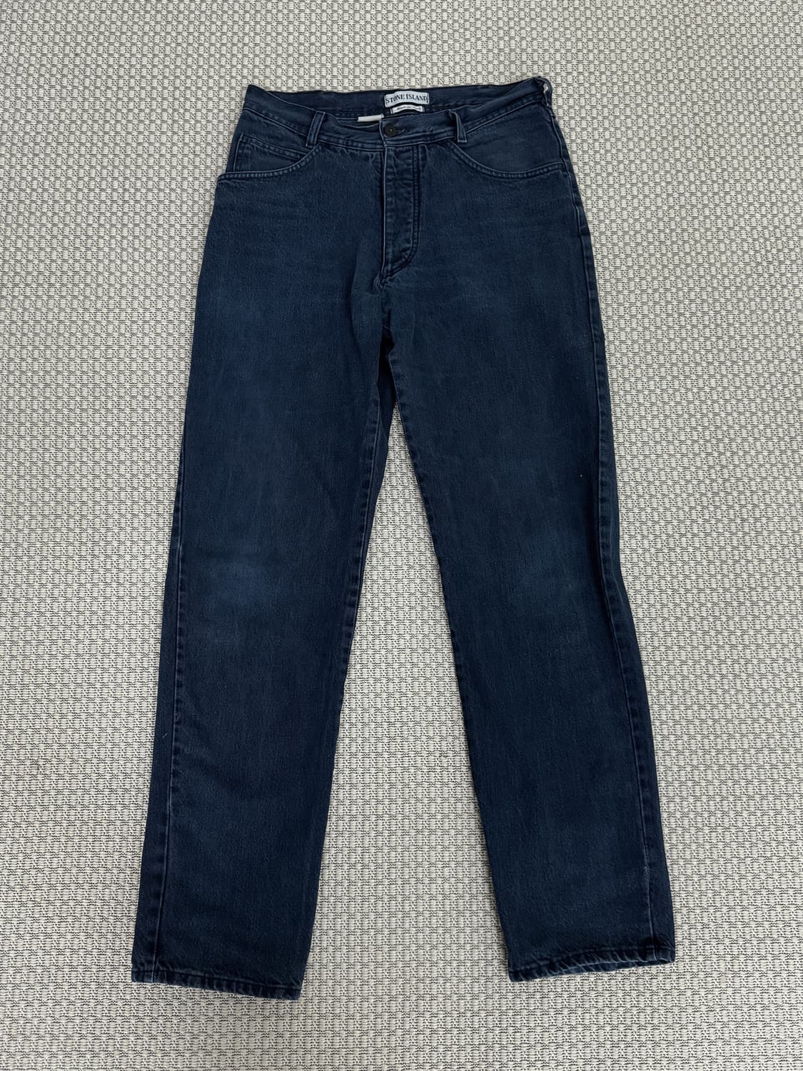 90s Green Edge Denim Jeans (48) 상품이미지4