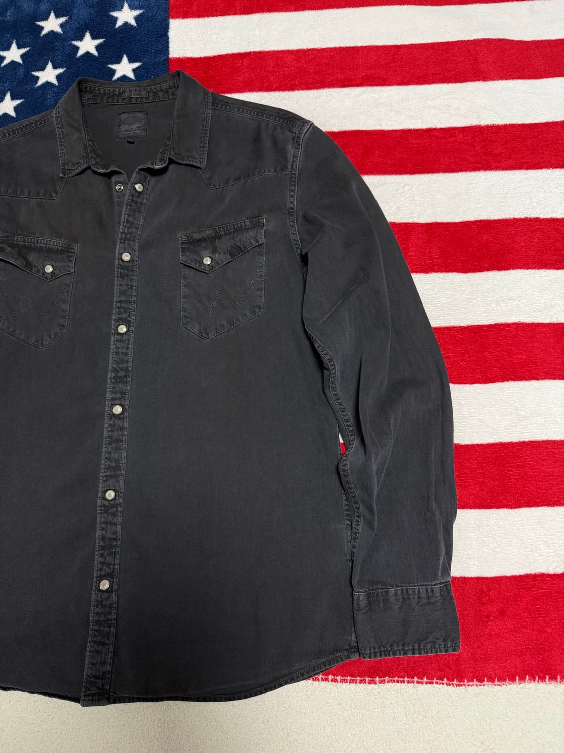 랭글러데님웨스턴셔츠 빈티지남방 wrangler western shirt 상품이미지3