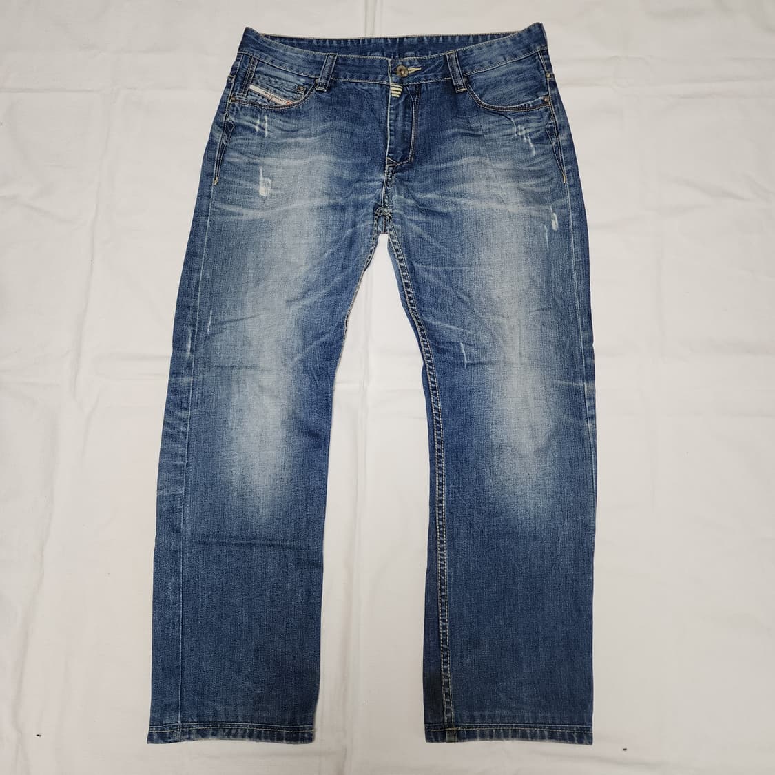 디젤 빈티지 연청 워시드 팬츠 상품이미지3