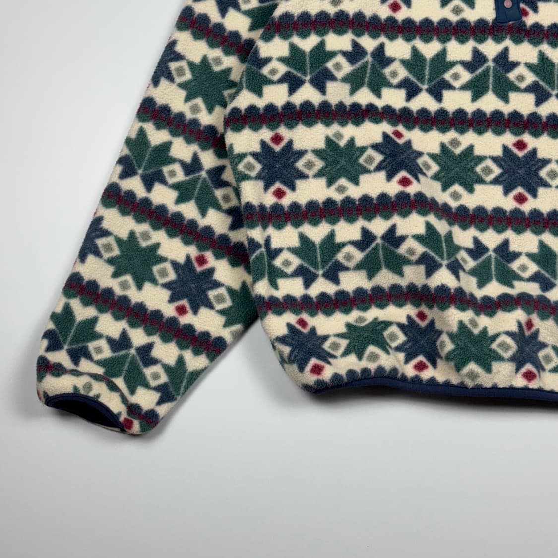 (105) 80s 엘엘빈 아즈텍 플리스 풀오버 상품이미지4