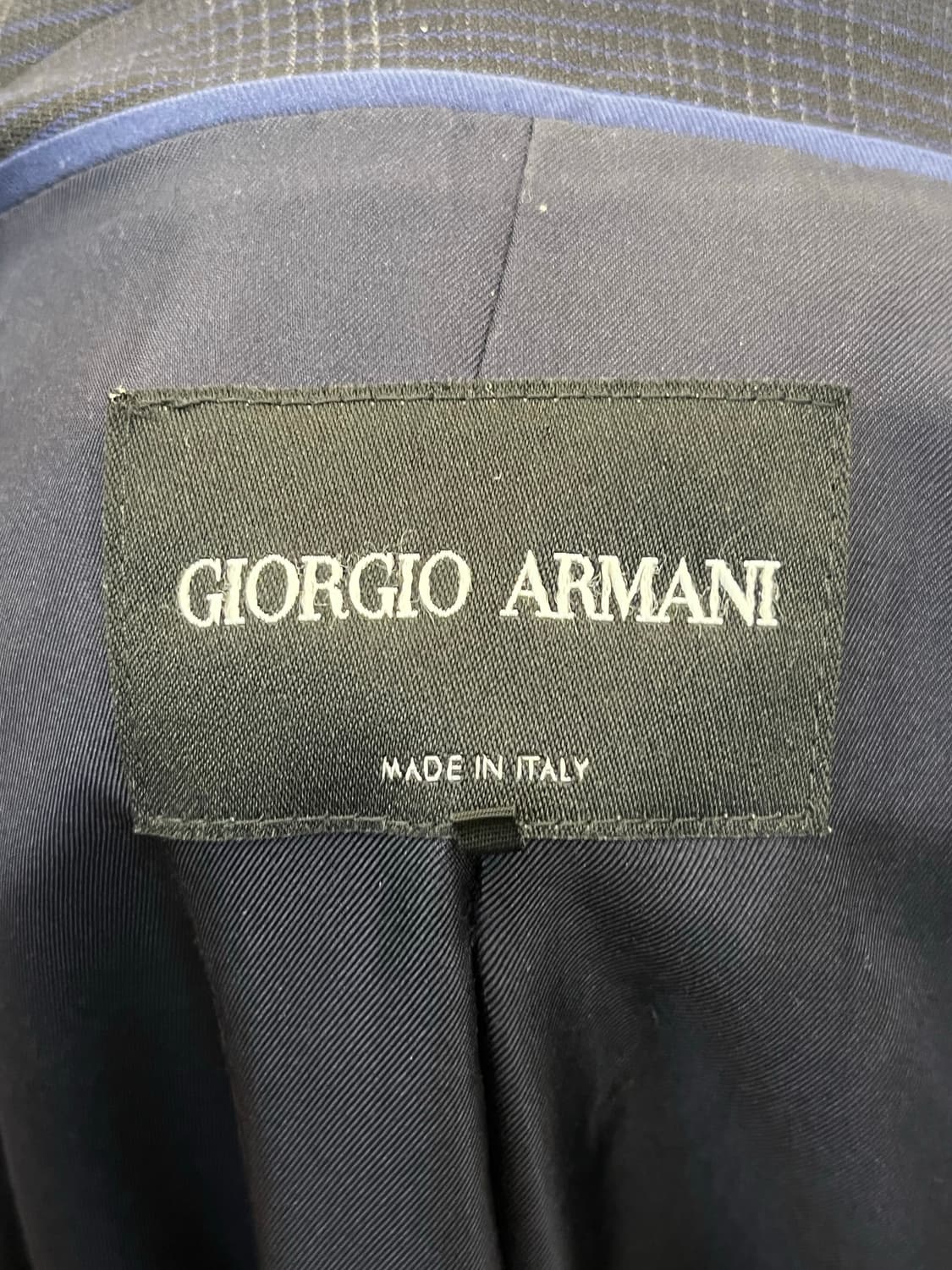 조르지오 아르마니 글렌 체크 테일러드 싱글 블레이저 상품이미지7