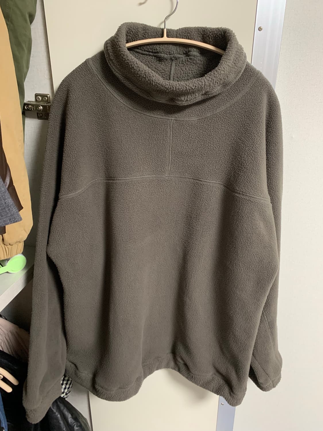 쉬이즈큐트 오버사이즈플리스 그레이 상품이미지2