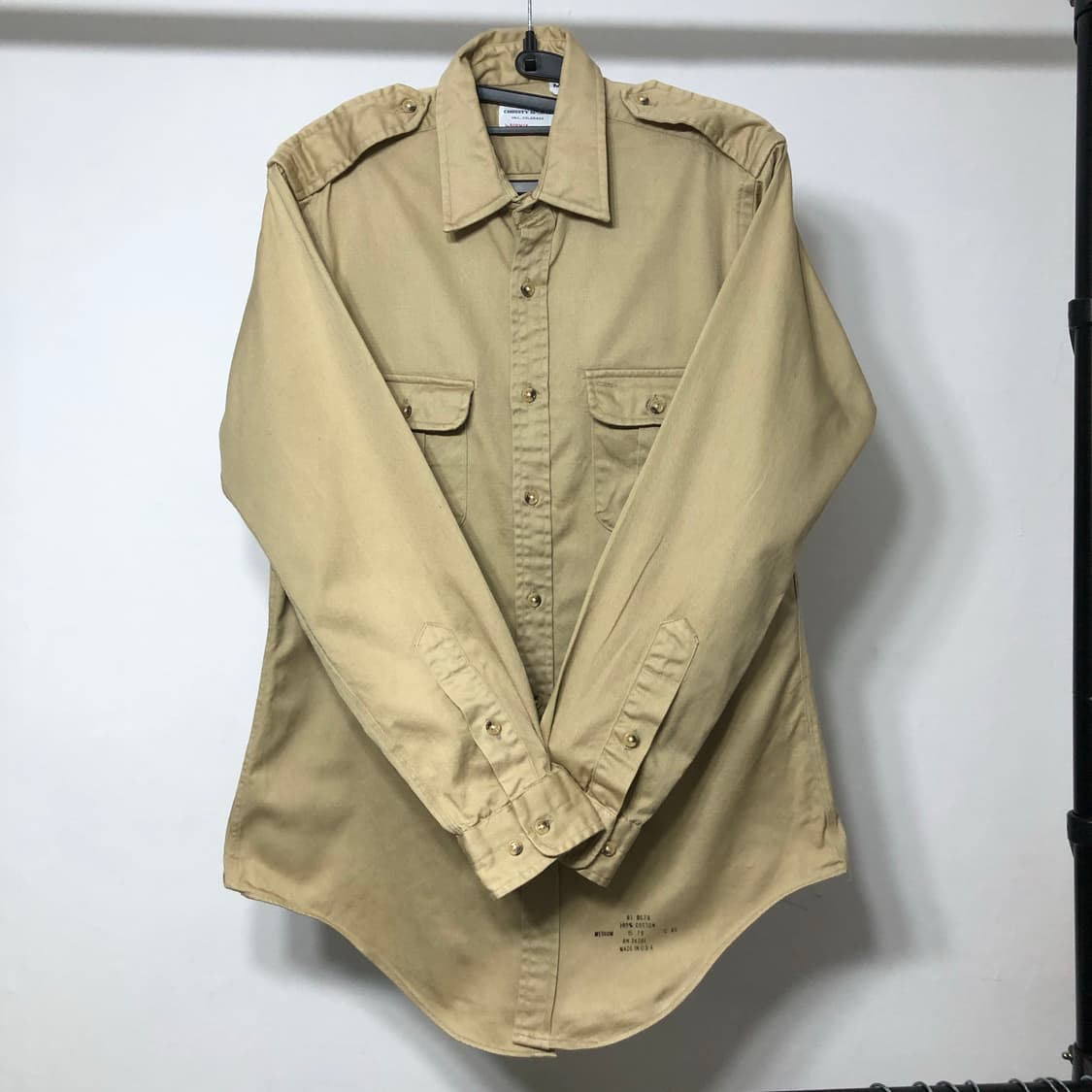 00s USA NORMAN SHIRTMAKERS  밀리터리 셔츠  상품이미지2