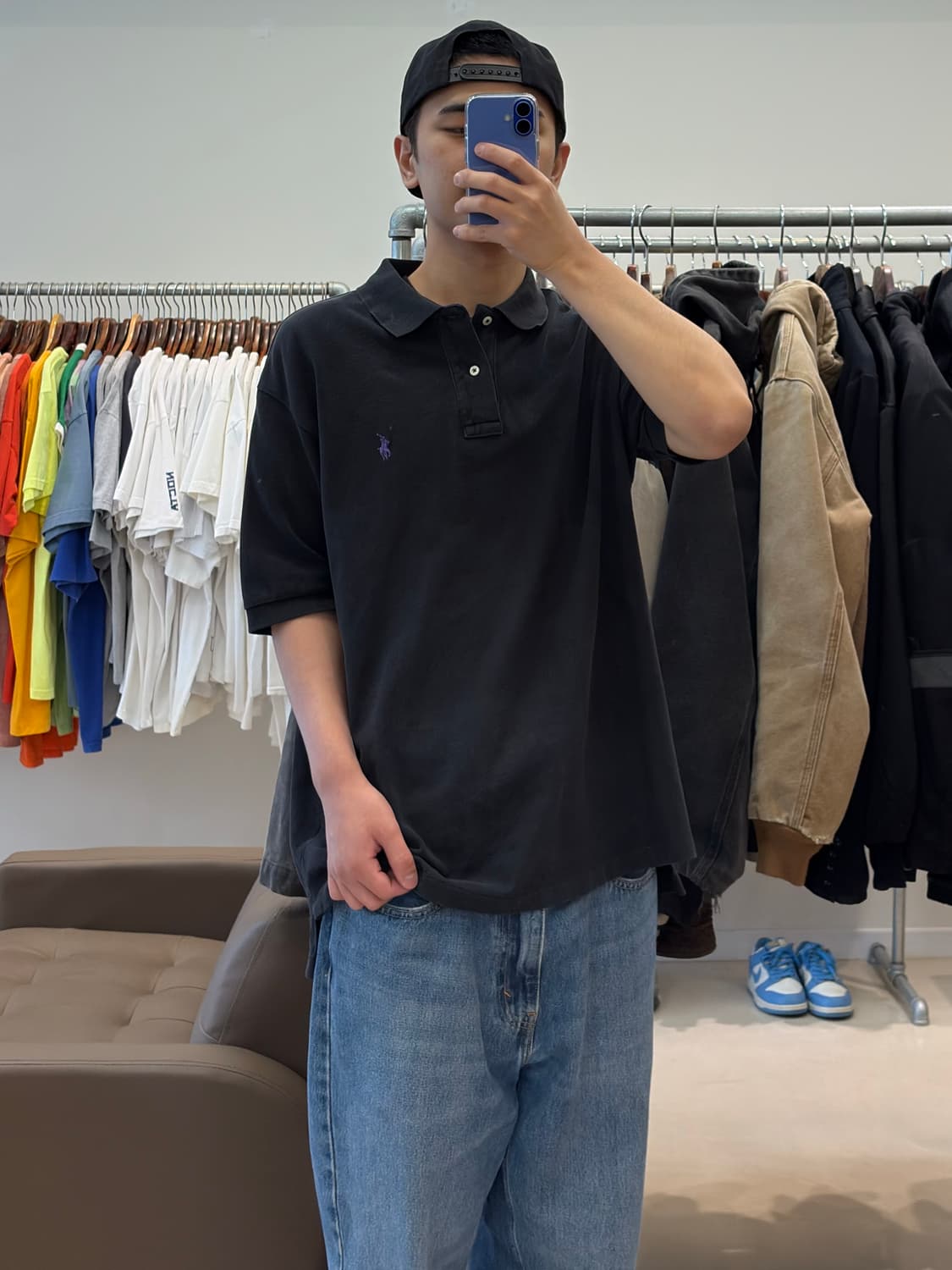 폴로 랄프로렌 카라티 블랙 상품이미지7
