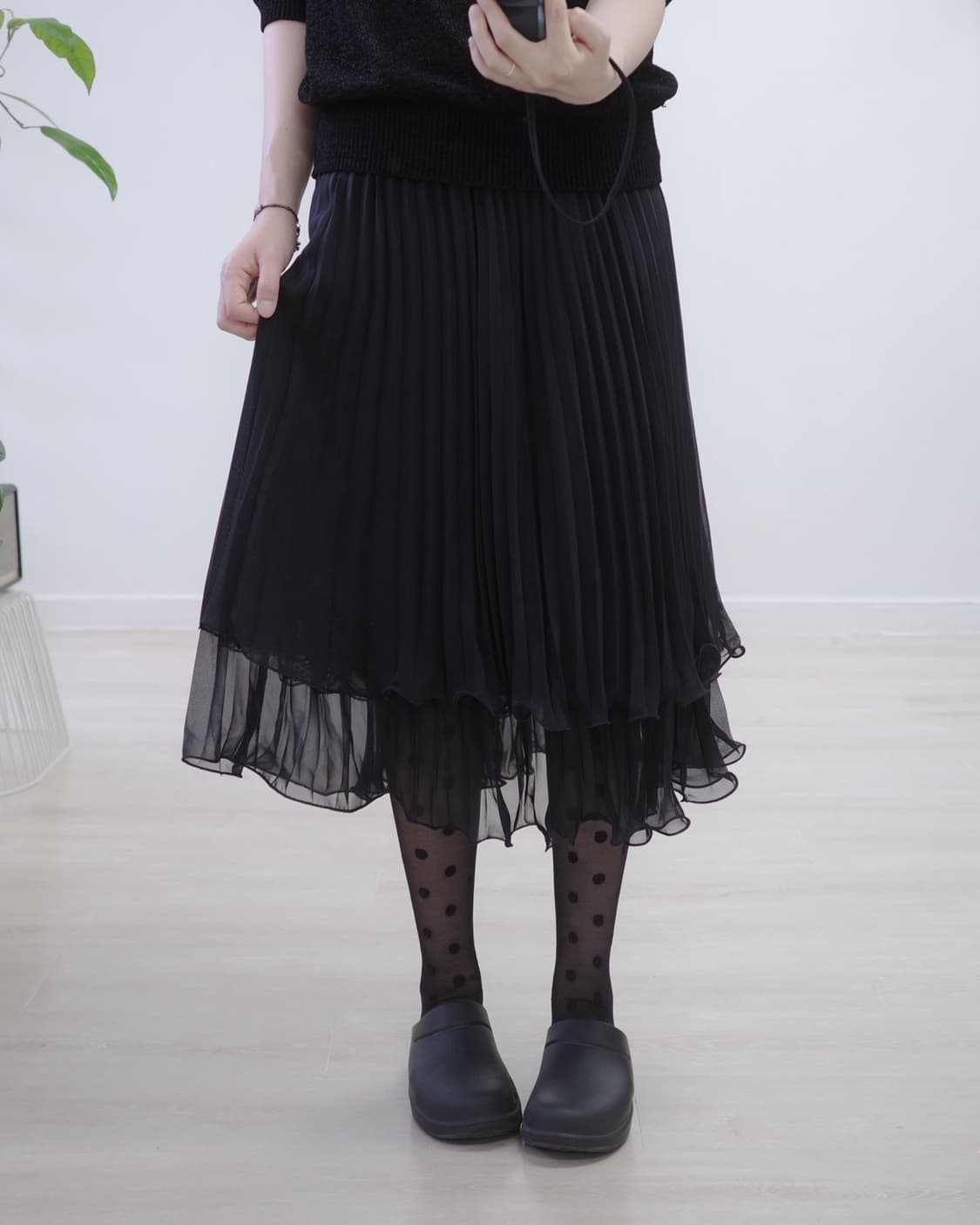 Japan layered pleats Skirt 상품이미지1