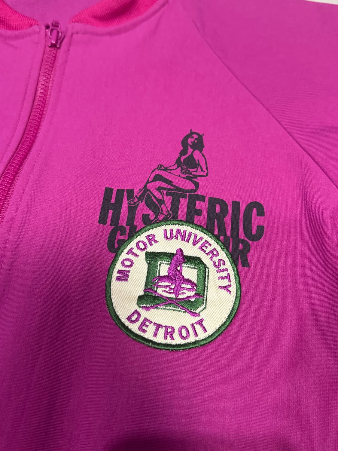 히스테릭 글래머 아카이브 히스걸 패치 집업 저지 자켓 상품이미지3