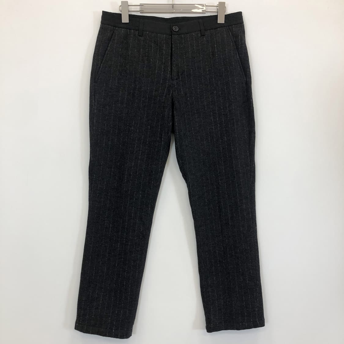 커스텀멜로우 울 밴딩 크롭 모직슬랙스 33 인치  상품이미지1