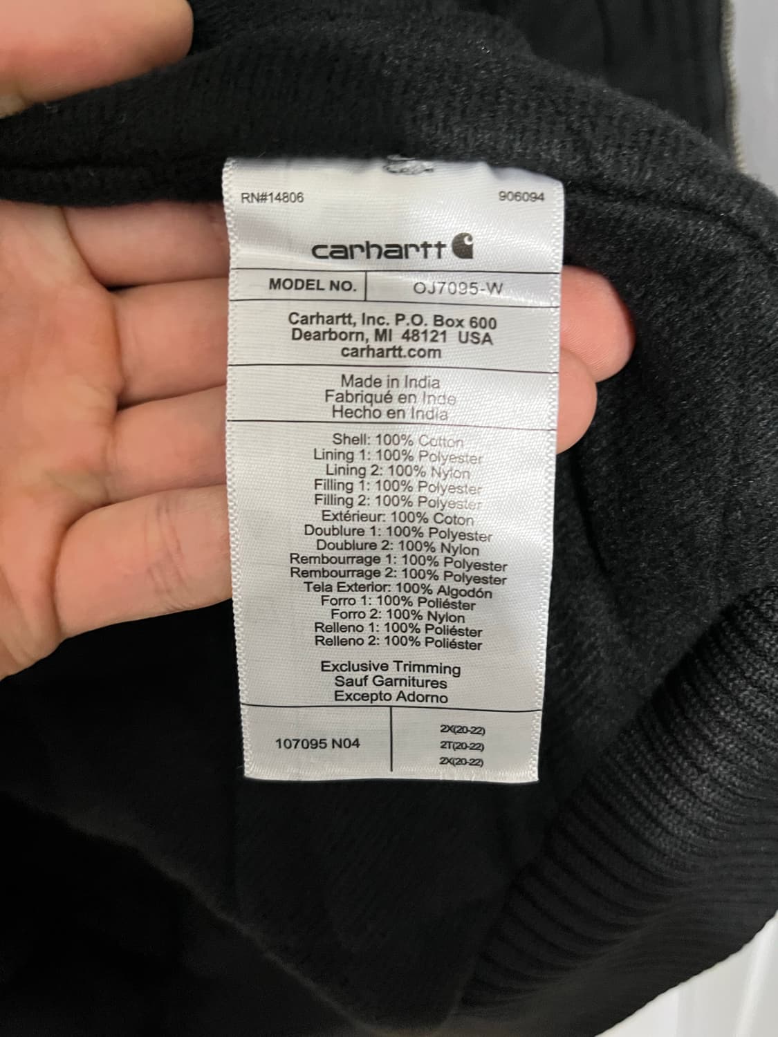 칼하트 50주년 아즈텍 액티브 자켓 2XL (새상품) 상품이미지8