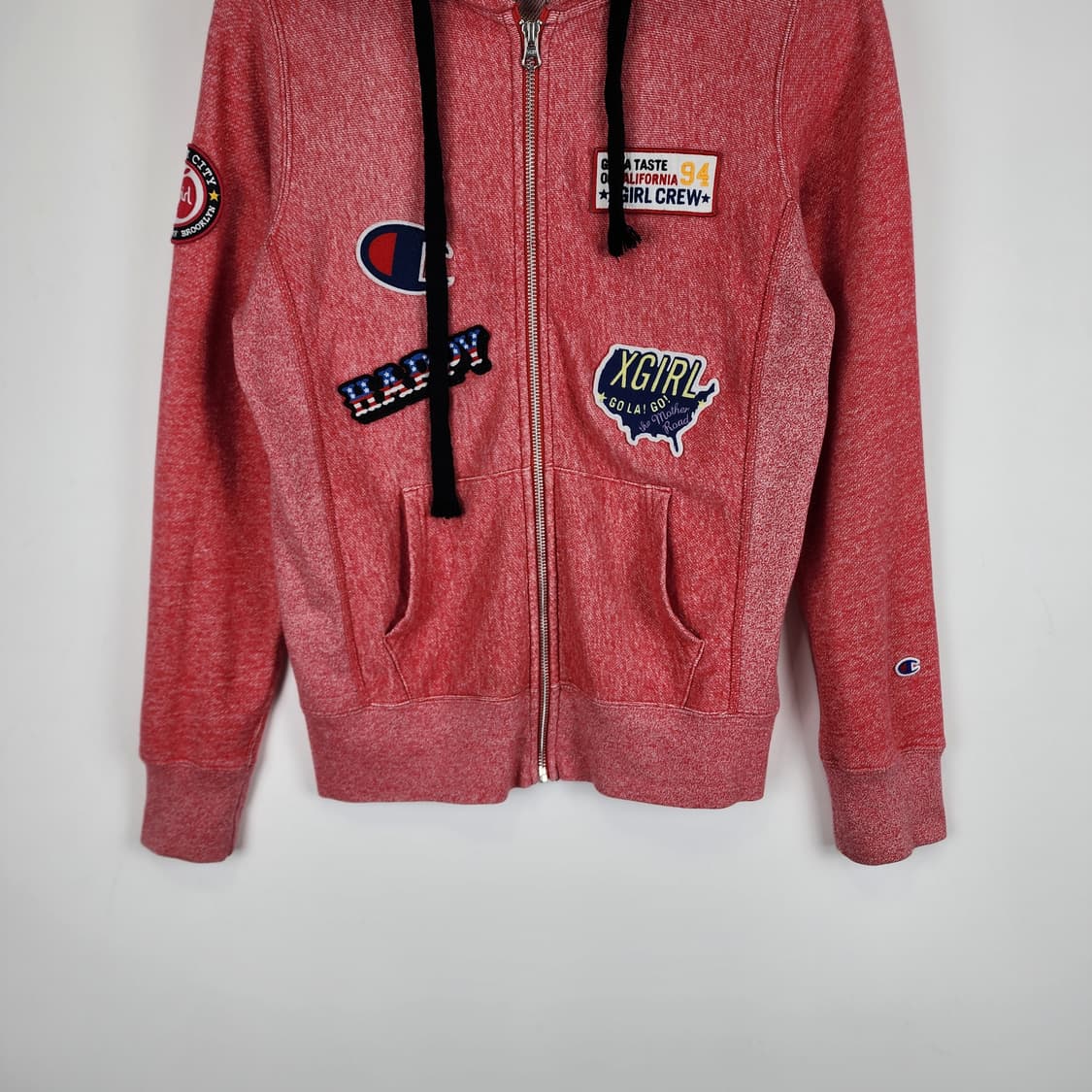 X GIRL×Champion 후드집업 상품이미지3