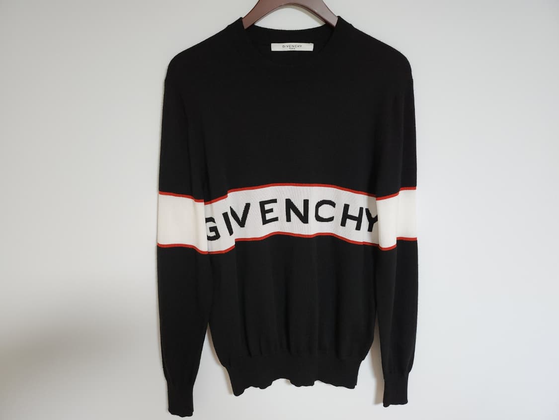 M 지방시 암밴드 로고 울 니트 BM904A4Y11 상품이미지1