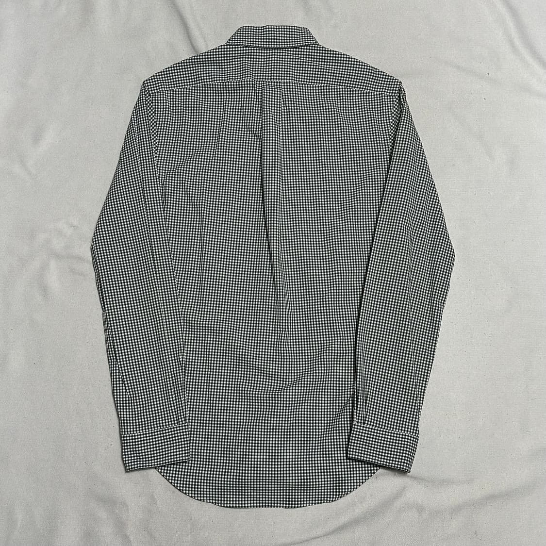 S 폴로랄프로렌 슬림핏 그린 체크 포플린 셔츠 상품이미지3