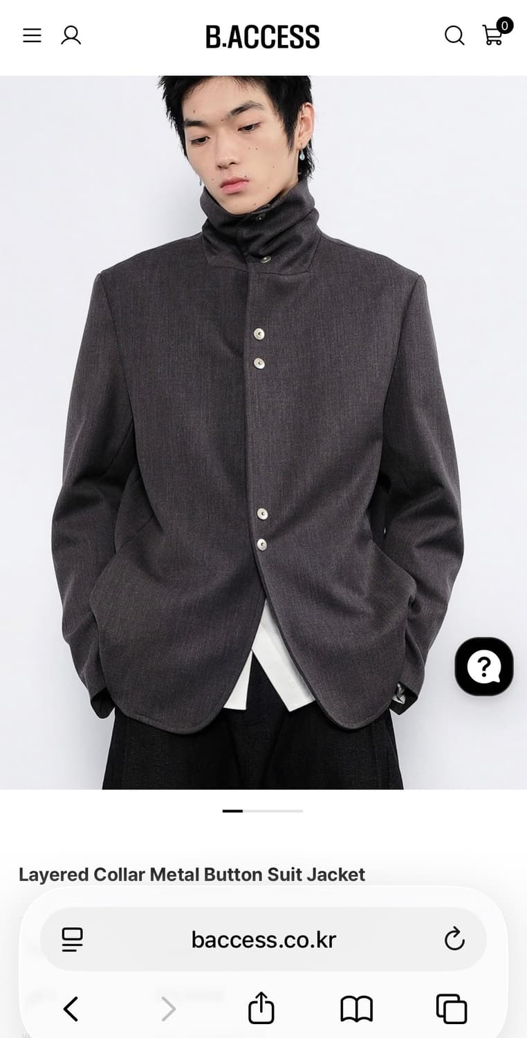 비엑세스 수트자켓 구해요 상품이미지1