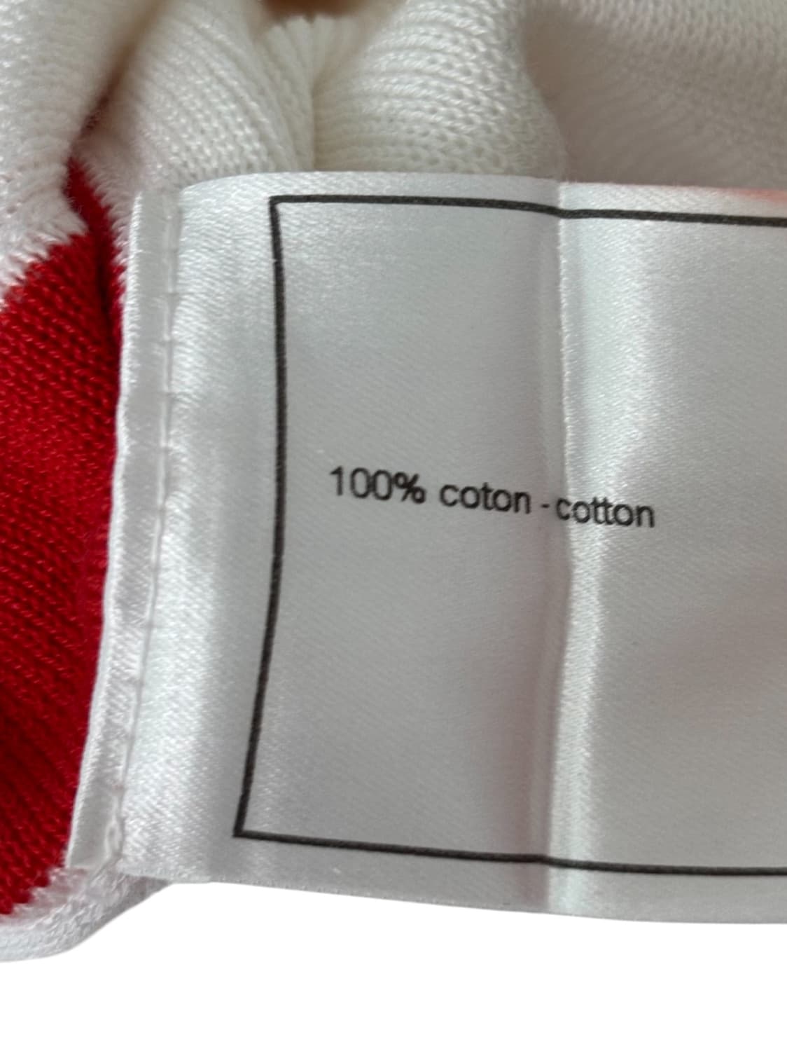 샤넬 니트 베스트 레드 화이트. 조끼 민소매 슬리브리스 상품이미지6