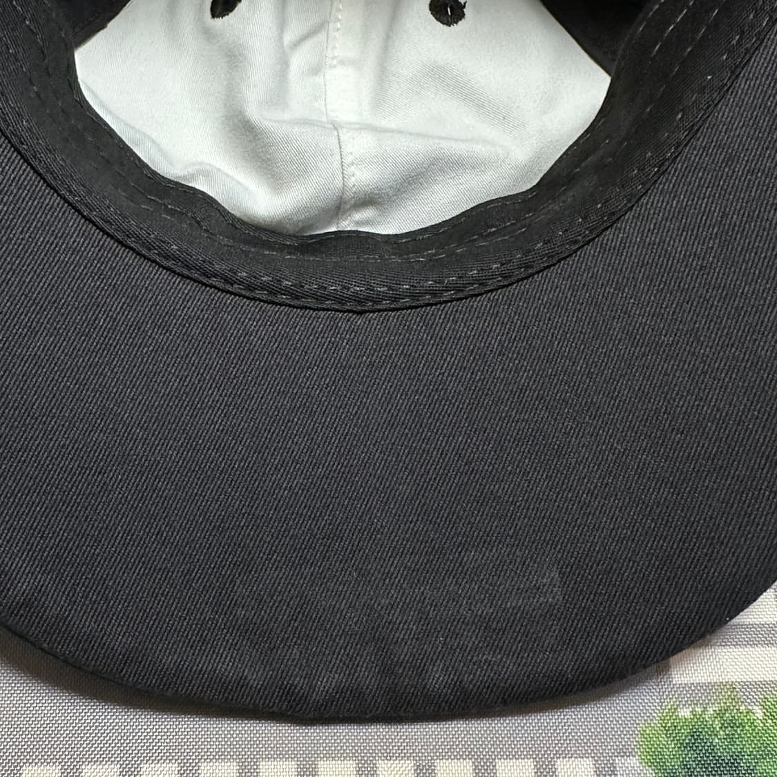슈프림 바이저 라벨 6패널 캡 블랙 18SS 상품이미지3