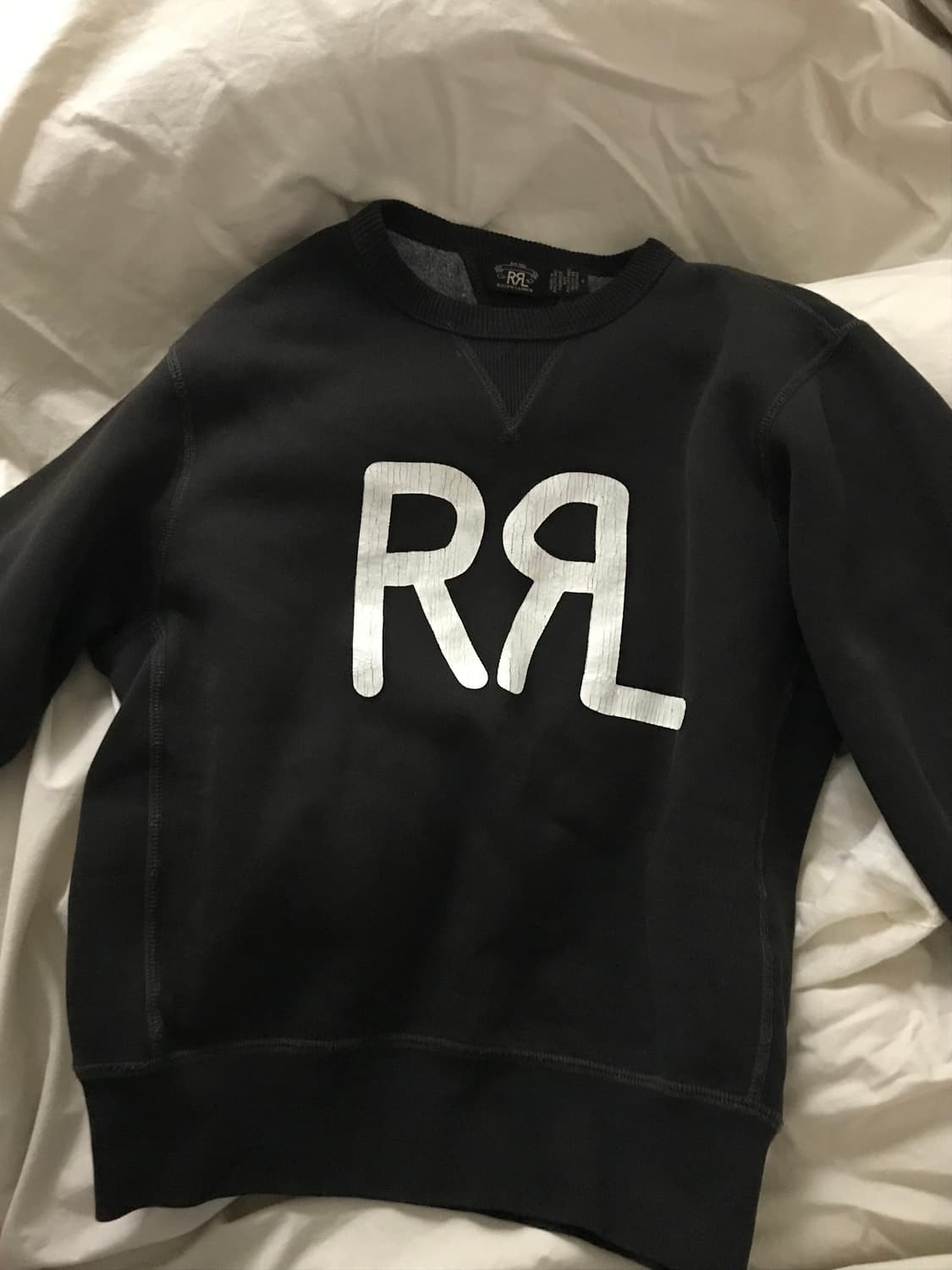 더블알엘 RRL 로고 코튼 블렌드 플리스 스웨트셔츠 상품이미지2