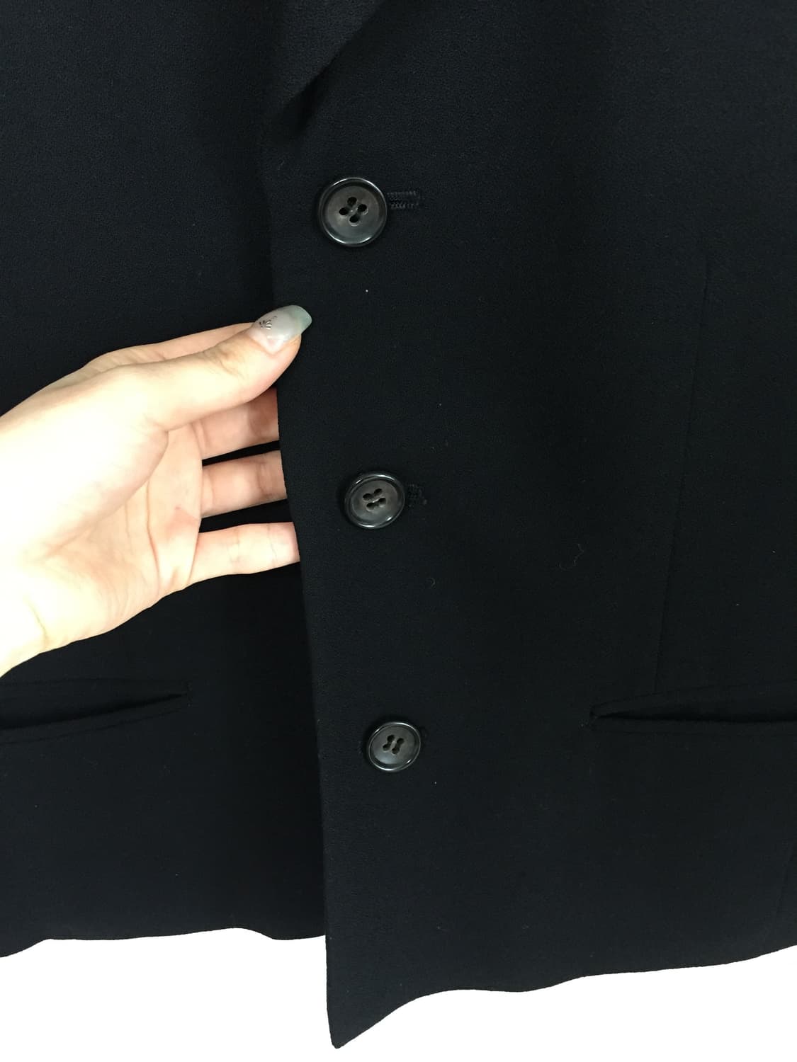 COMME des GARÇONS 블랙 울 블레이저 상품이미지4