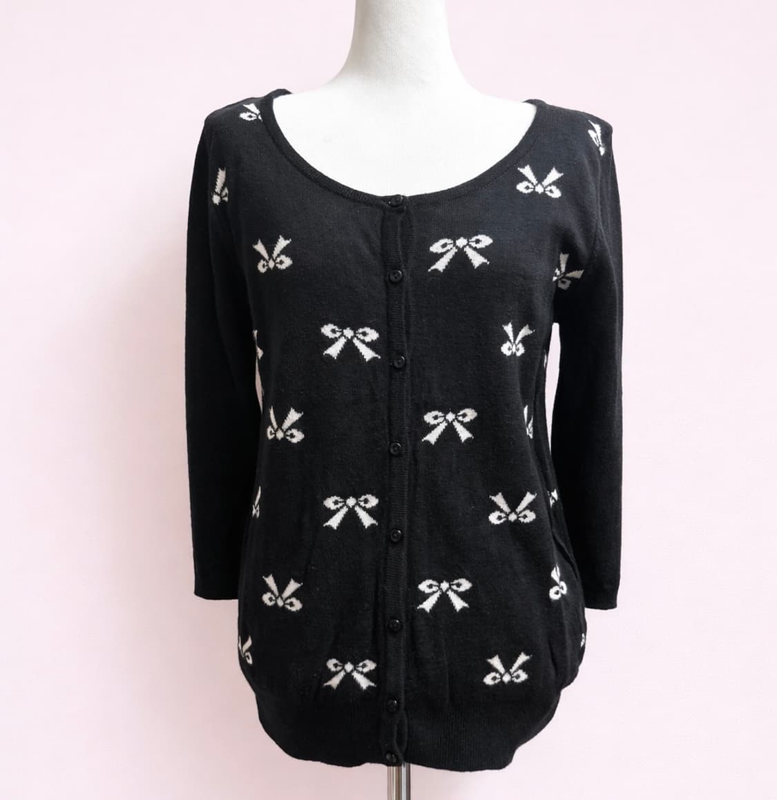 Olive des olive 로걀 리본 가디건 상품이미지1