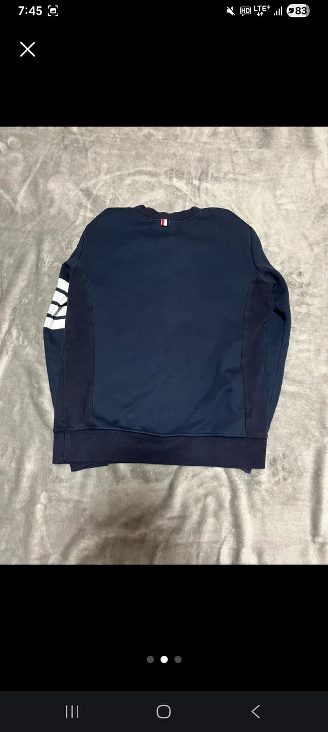 톰브라운 사선완장 맨투맨 네이비 3사이즈 상품이미지2