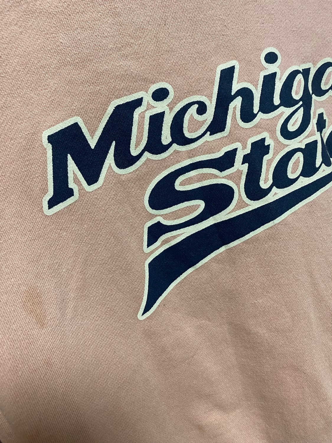 미시간 스테이트 핑크 후드티 상품이미지3