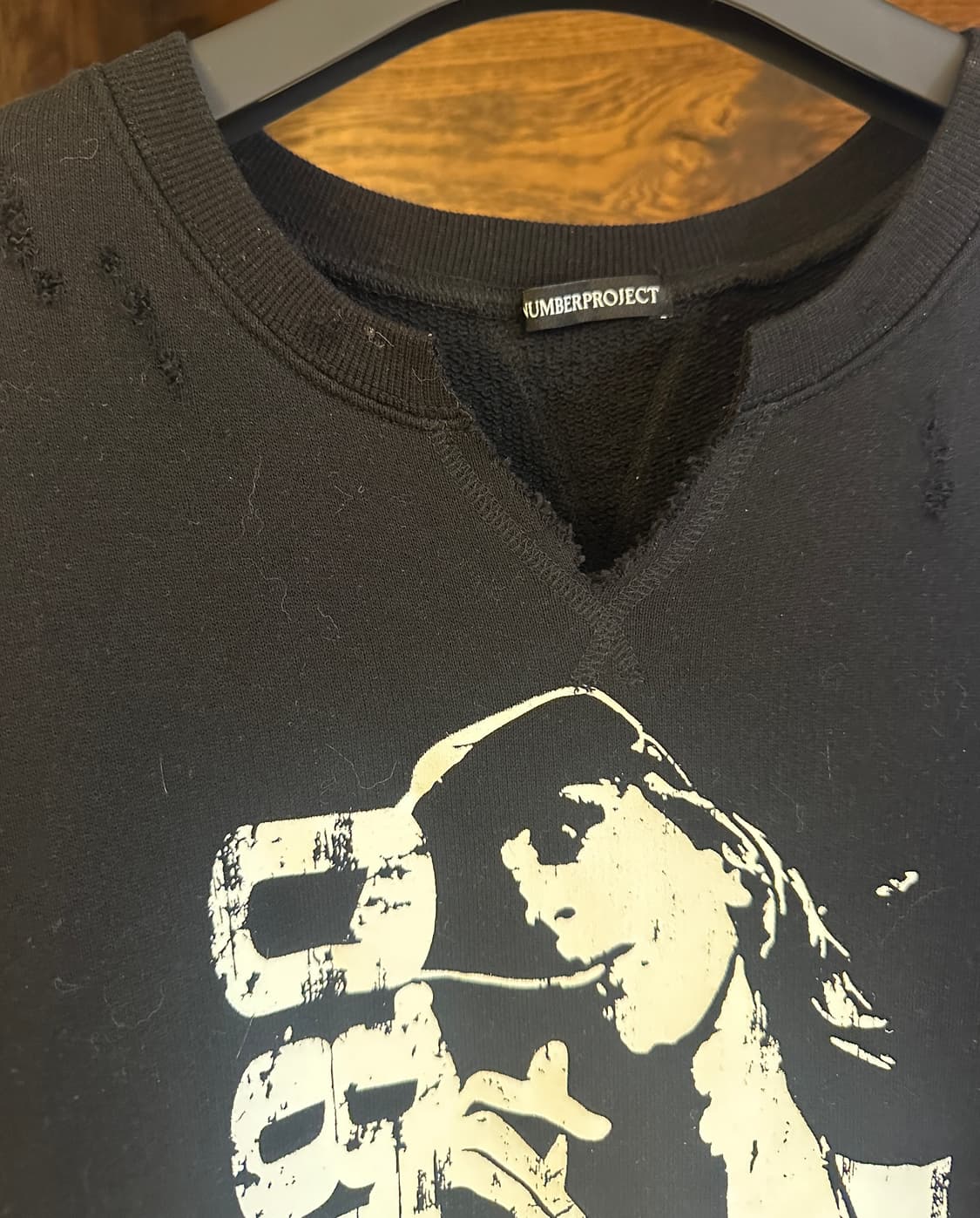 (새상품) 넘버프로젝트 빈티지 하프 슬리브 스웻셔츠 (F) 상품이미지9