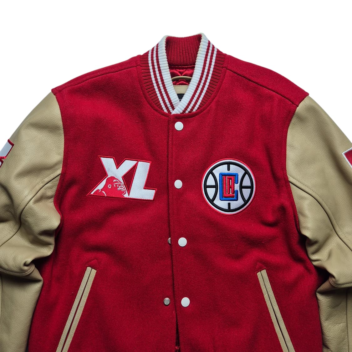 [S] 뉴에라x엑스라지 레더 바시티 자켓 상품이미지2