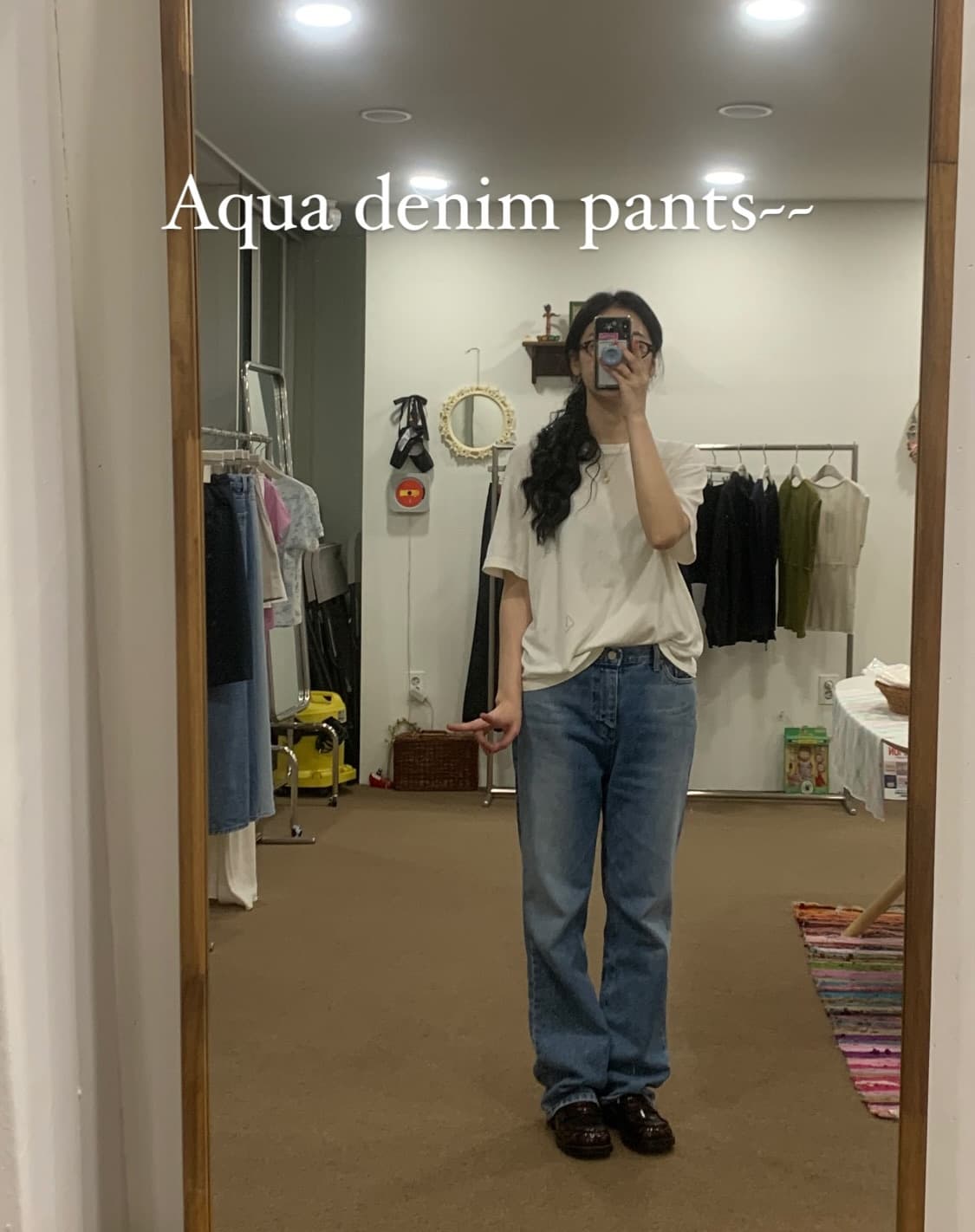 쉬이즈큐트 아쿠아데님 2사이즈 새상품 상품이미지4