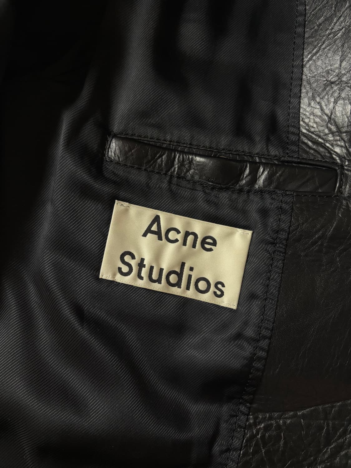 아크네 스튜디오 August 가죽 자켓 상품이미지5