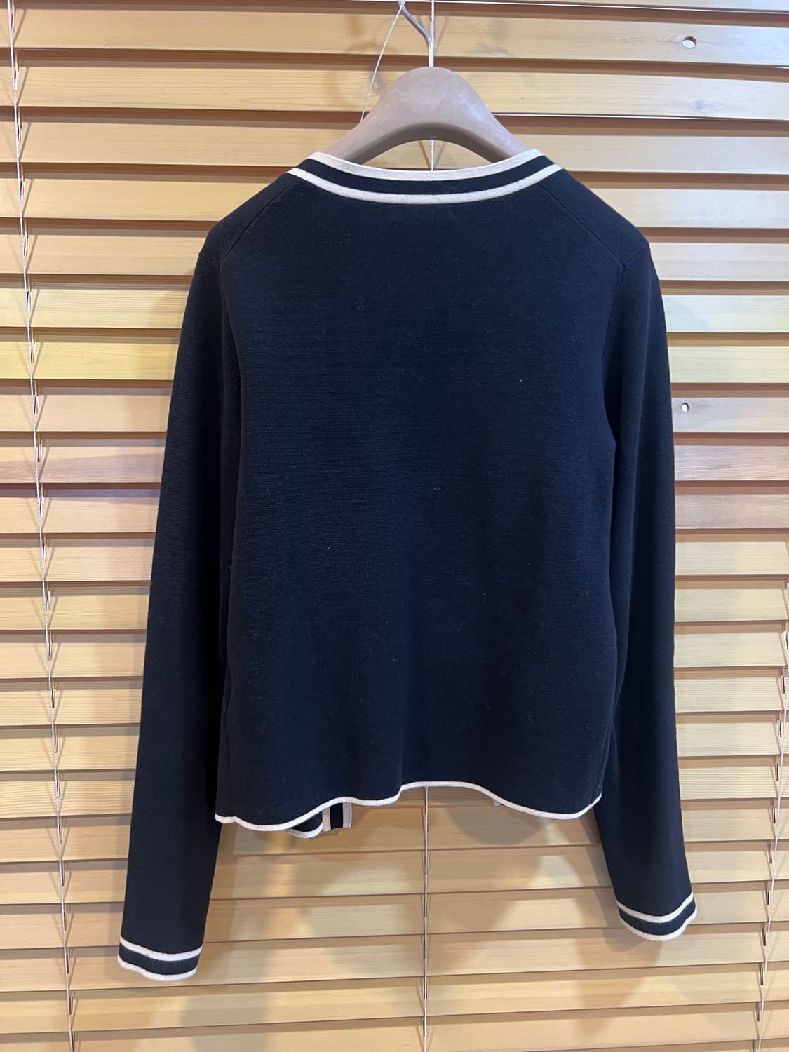 브룩스브라더스 여성 네이비 타이넥가디건 오픈가디건 상품이미지5