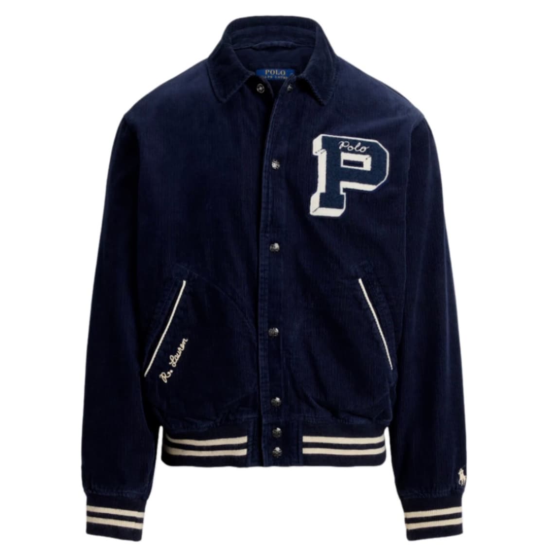 폴로 코듀로이 레터맨 자켓 S 상품이미지1
