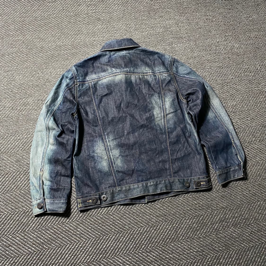 리바이스 레드룹 Y2K 생지 페이딩 워싱 데님자켓 XL 상품이미지7
