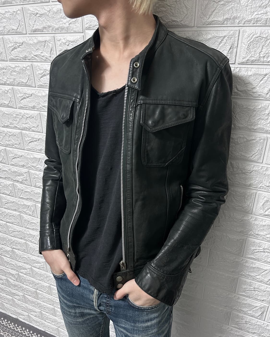 램스킨 플랩 포켓 자켓 상품이미지1