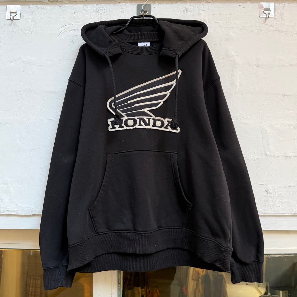 Honda x GU 블랙 후드 긴팔티 M 상품이미지1