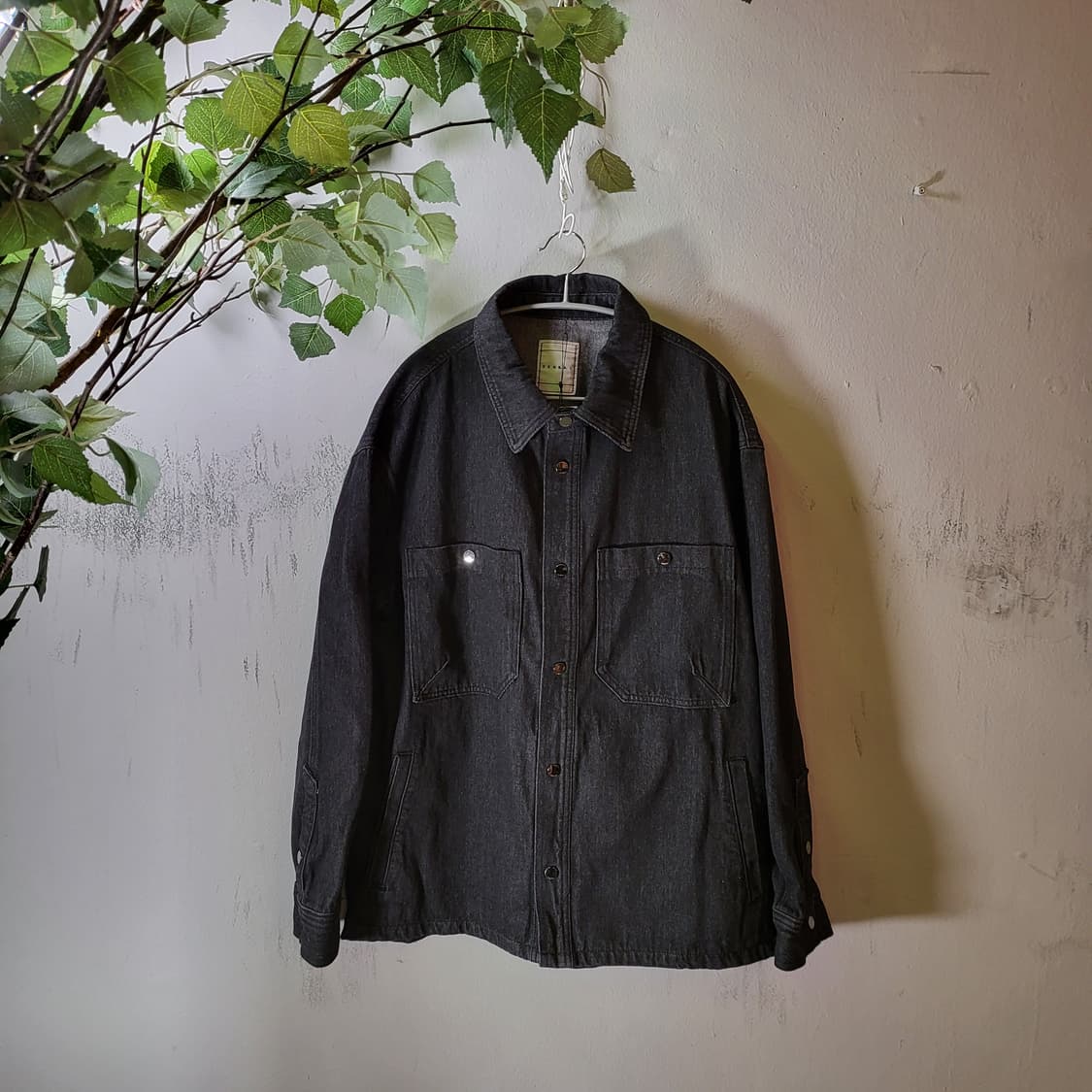 ZENSAI 데님 셔츠 자켓 (L) 상품이미지1
