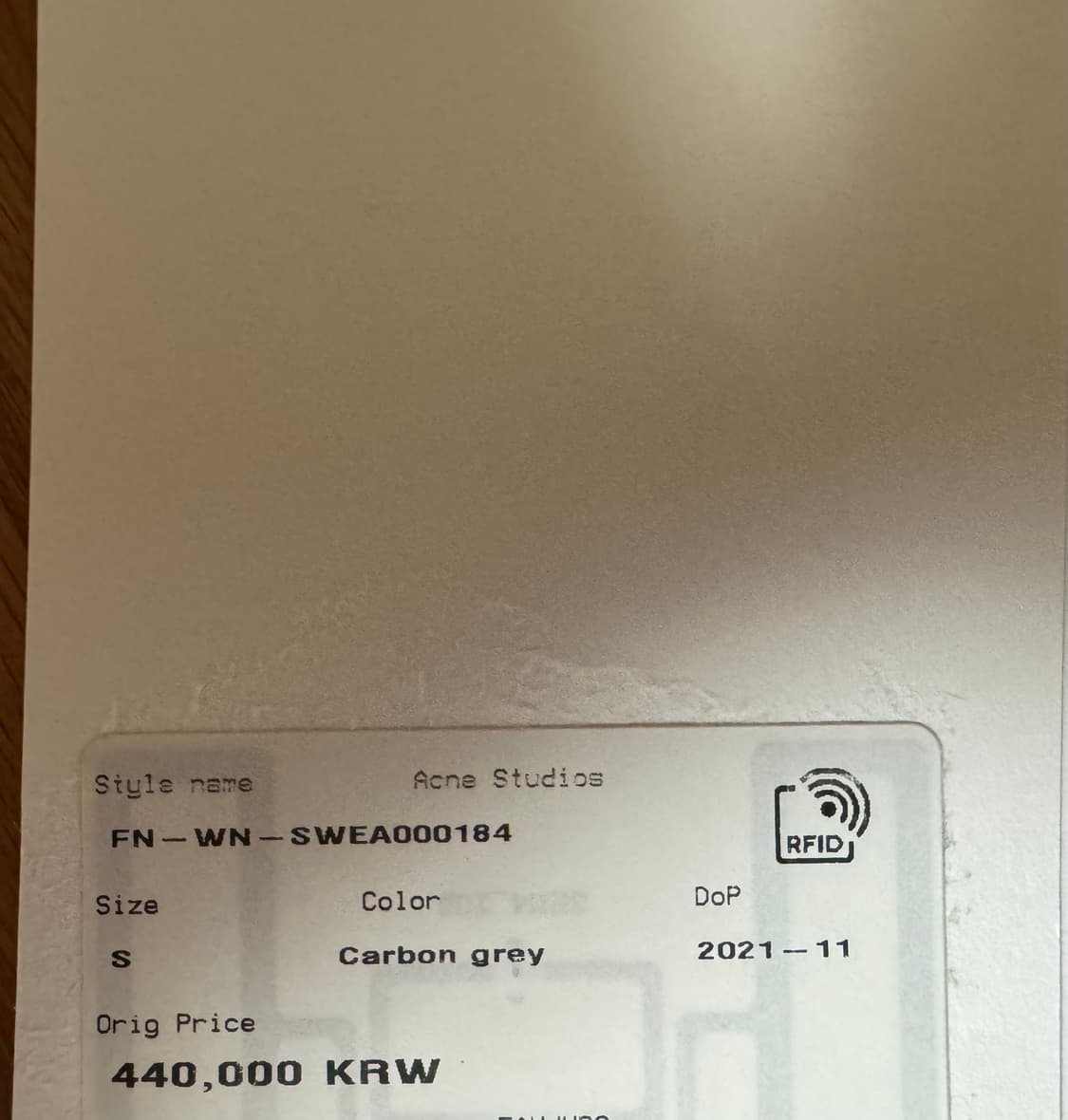 아크네 맨투맨 상품이미지7