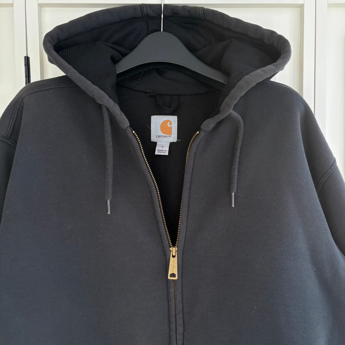 칼하트 블랙 후드집업 루키CK8470  상품이미지3