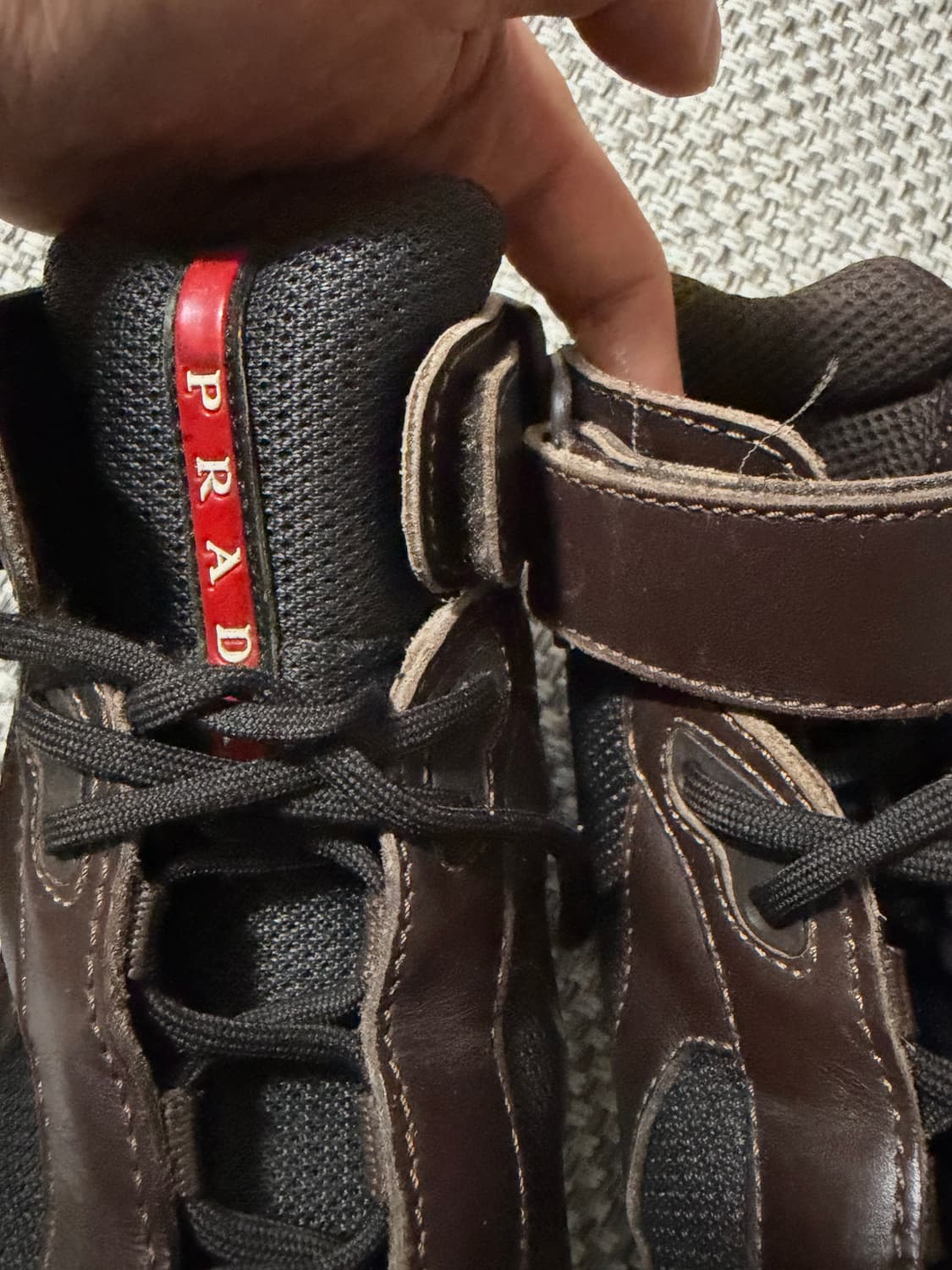 프라다 아메리카컵 하이탑 벨크로 부츠 상품이미지4