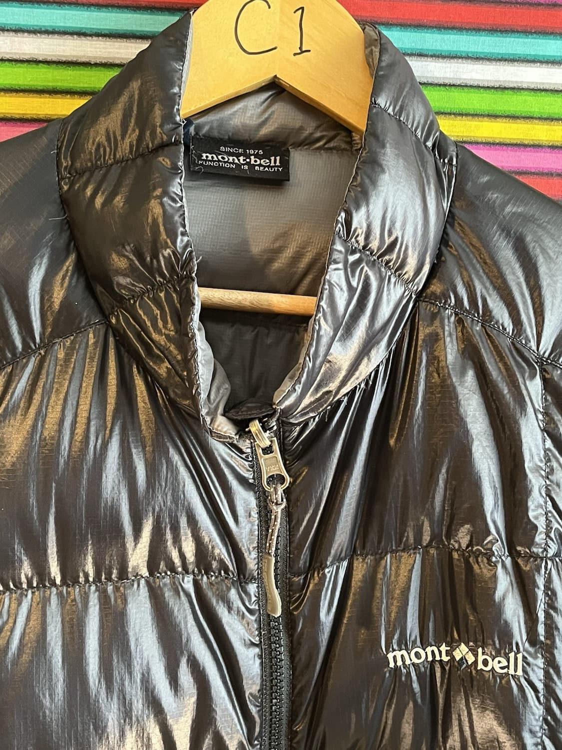 20s 몽벨 윈드스토퍼 EX800 경량패딩 블랙 상품이미지3